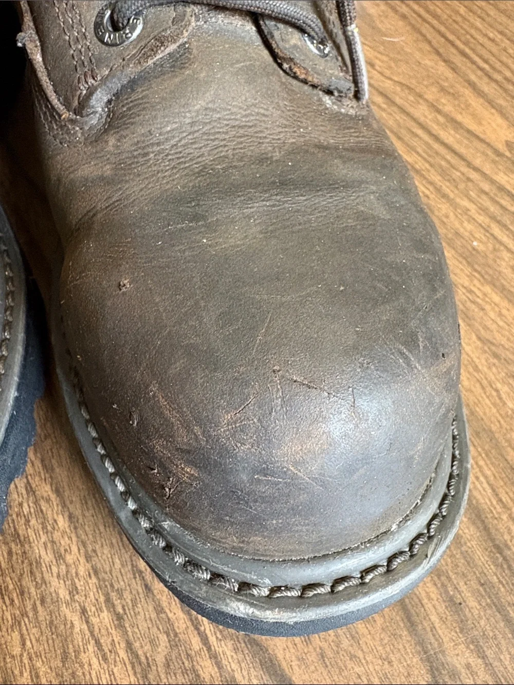 Wolverine Size 10 Waterproof Brown Leather Floorhand WP 6
